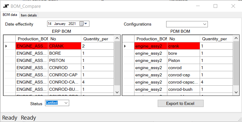 Dynamics NAV BOM with Autodesk Vault